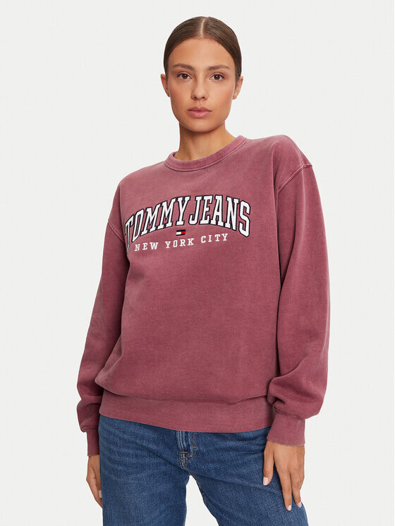 

Толстовка обычного кроя Tommy Jeans, фиолетовый