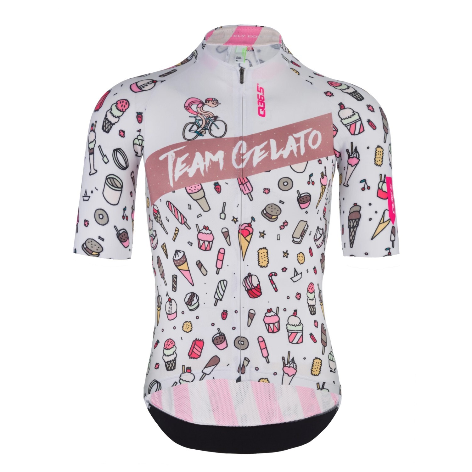 

Велосипедный трикотаж Q36 5 R2 Team Gelato, белый