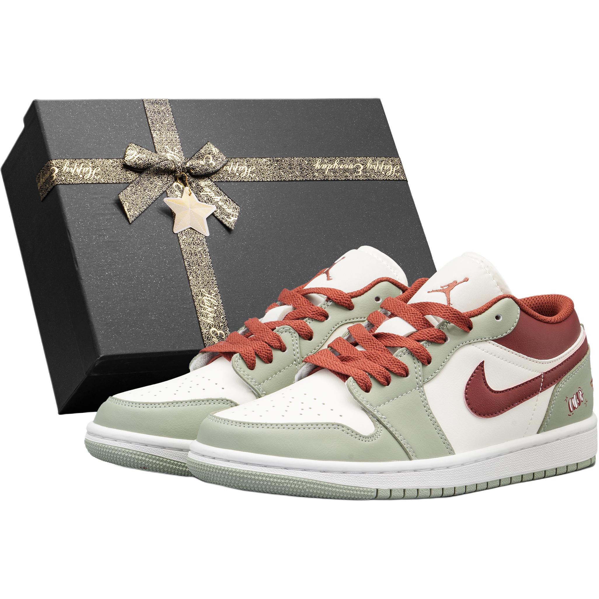 

Jordan Air 1 Low top детские баскетбольные кроссовки Red Teenagers