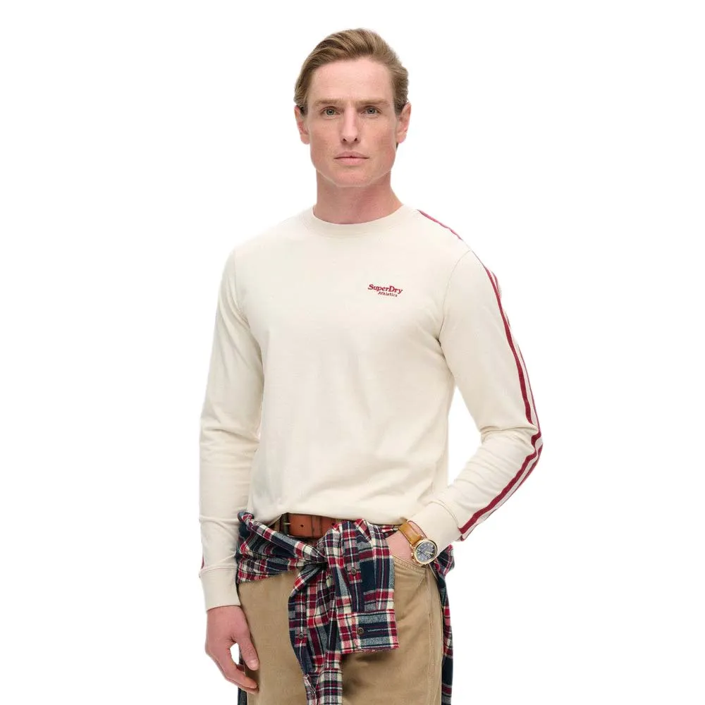 

Лонгслив Superdry Essential Logo Retro St, белый