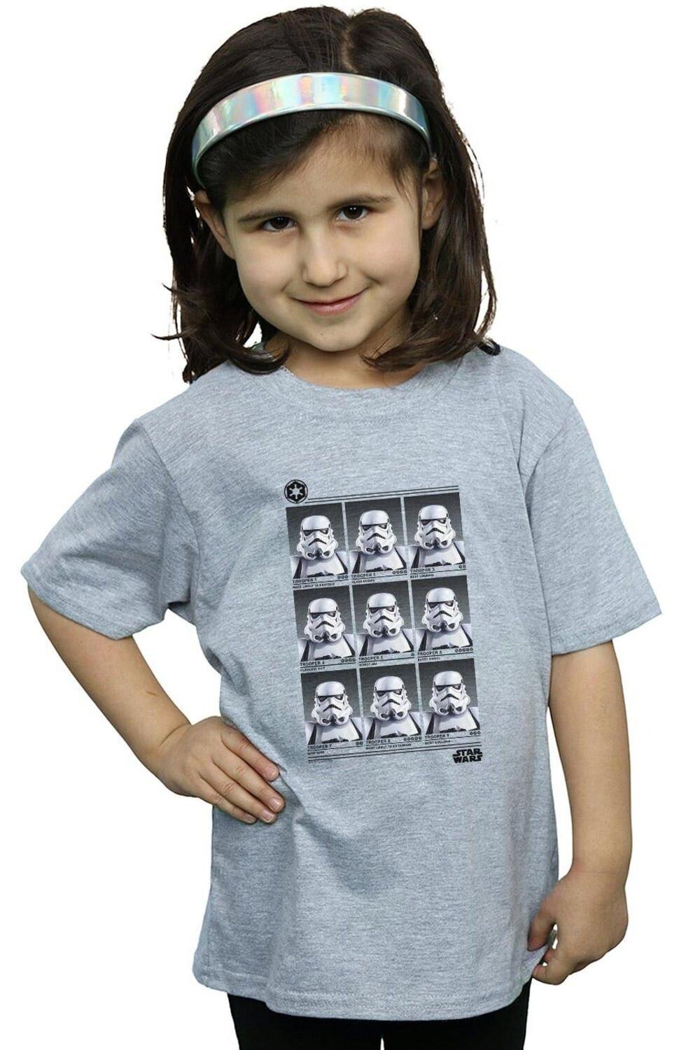 

Хлопковая футболка Stormtrooper Yearbook Star Wars, серый