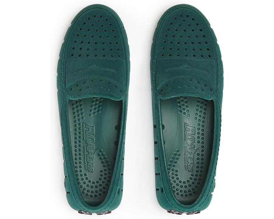 Лоферы Floafers Posh Driver Faux Suede, цвет Emerald Vegan Suede — фото 2