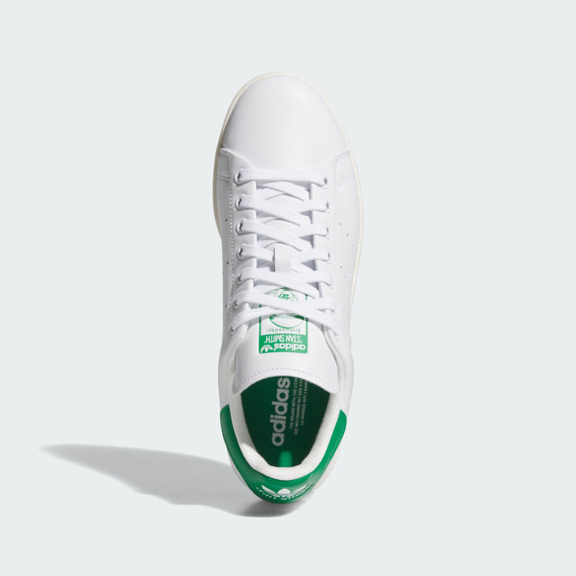Мужские кроссовки для гольфа adidas Stan Smith без шипов Adidas, облачно-белый/зеленый/кремовый — фото 2