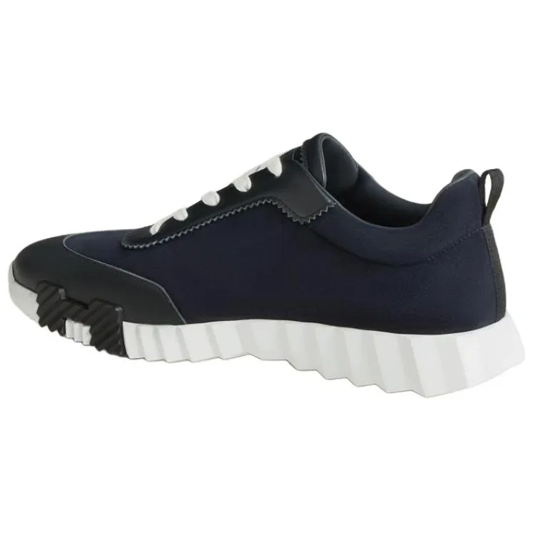 Кроссовки Low Top Casual Shoes HERMES Dark Blue — фото 4