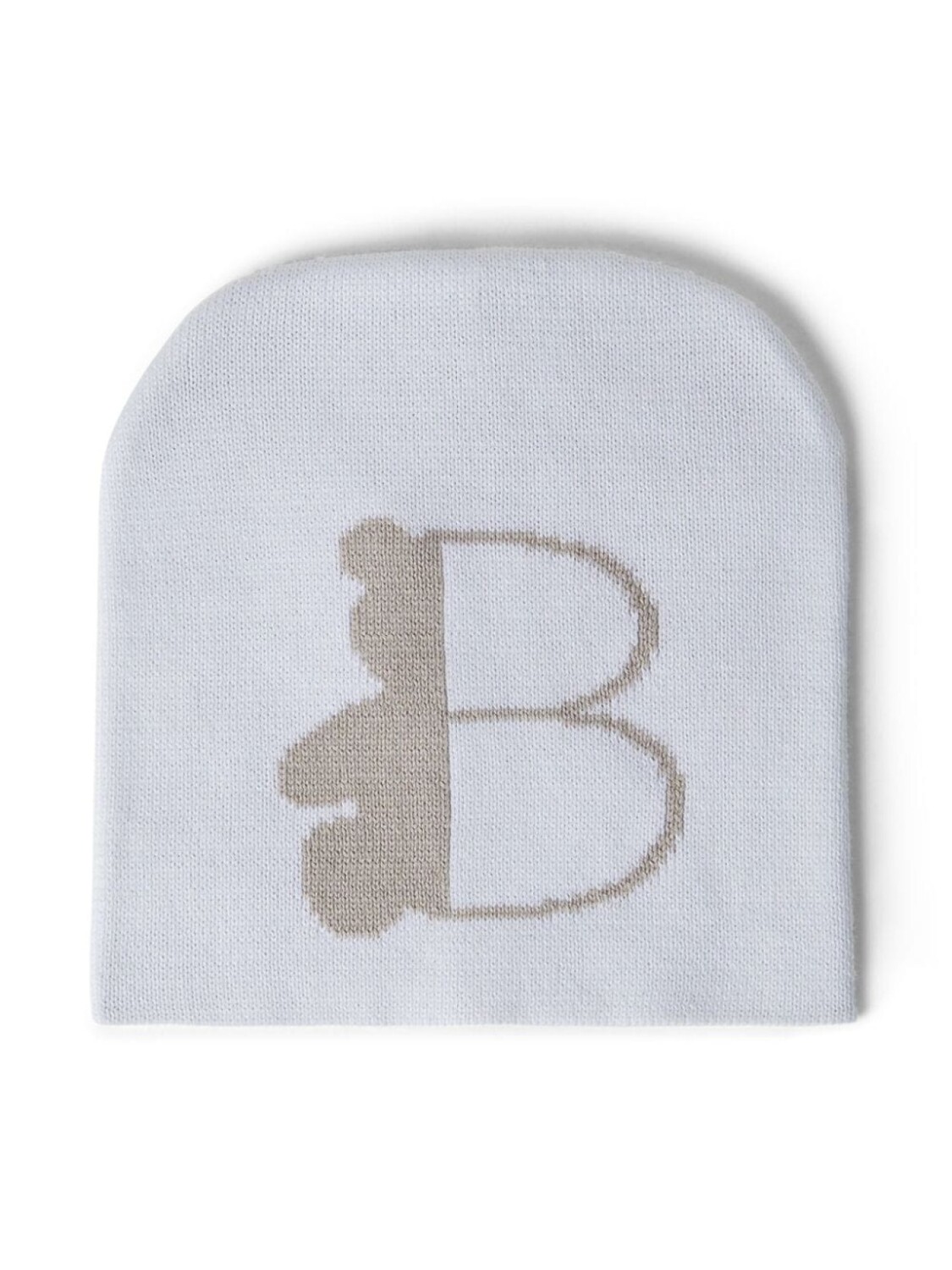 

Brunello Cucinelli Kids шапка бини с логотипом, белый