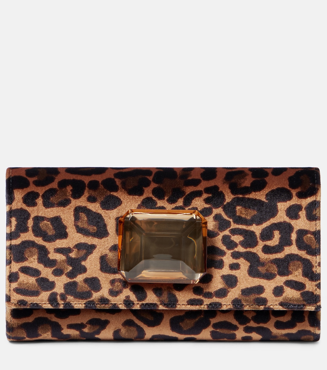 

Бархатный клатч Jaipur Mini с леопардовым принтом Gianvito Rossi, Leopard Print