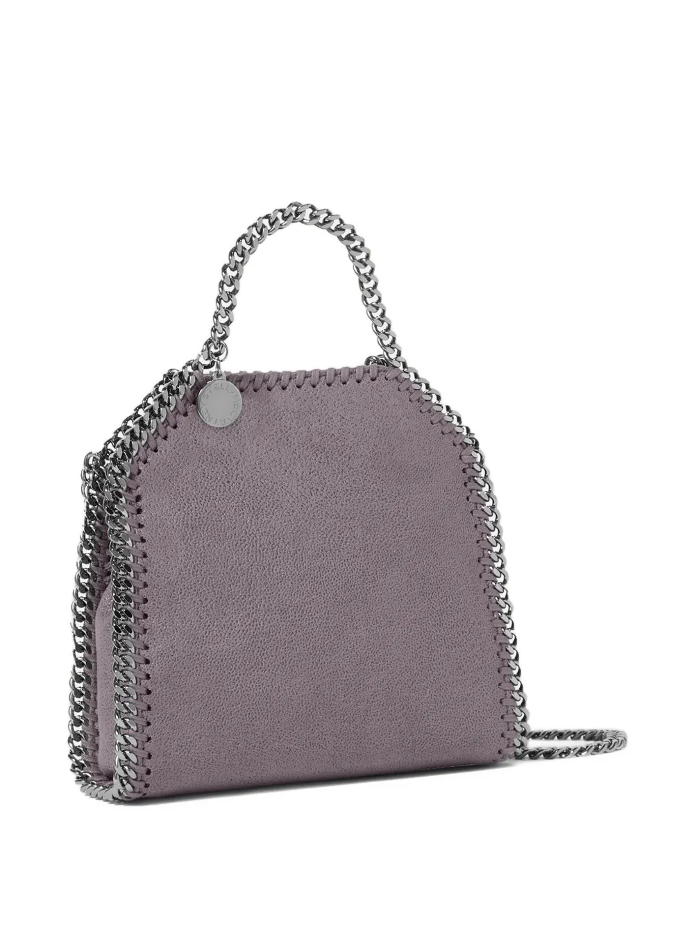 Текстурированная сумка на плечо Falabella Stella Mccartney, фиолетовый — фото 2