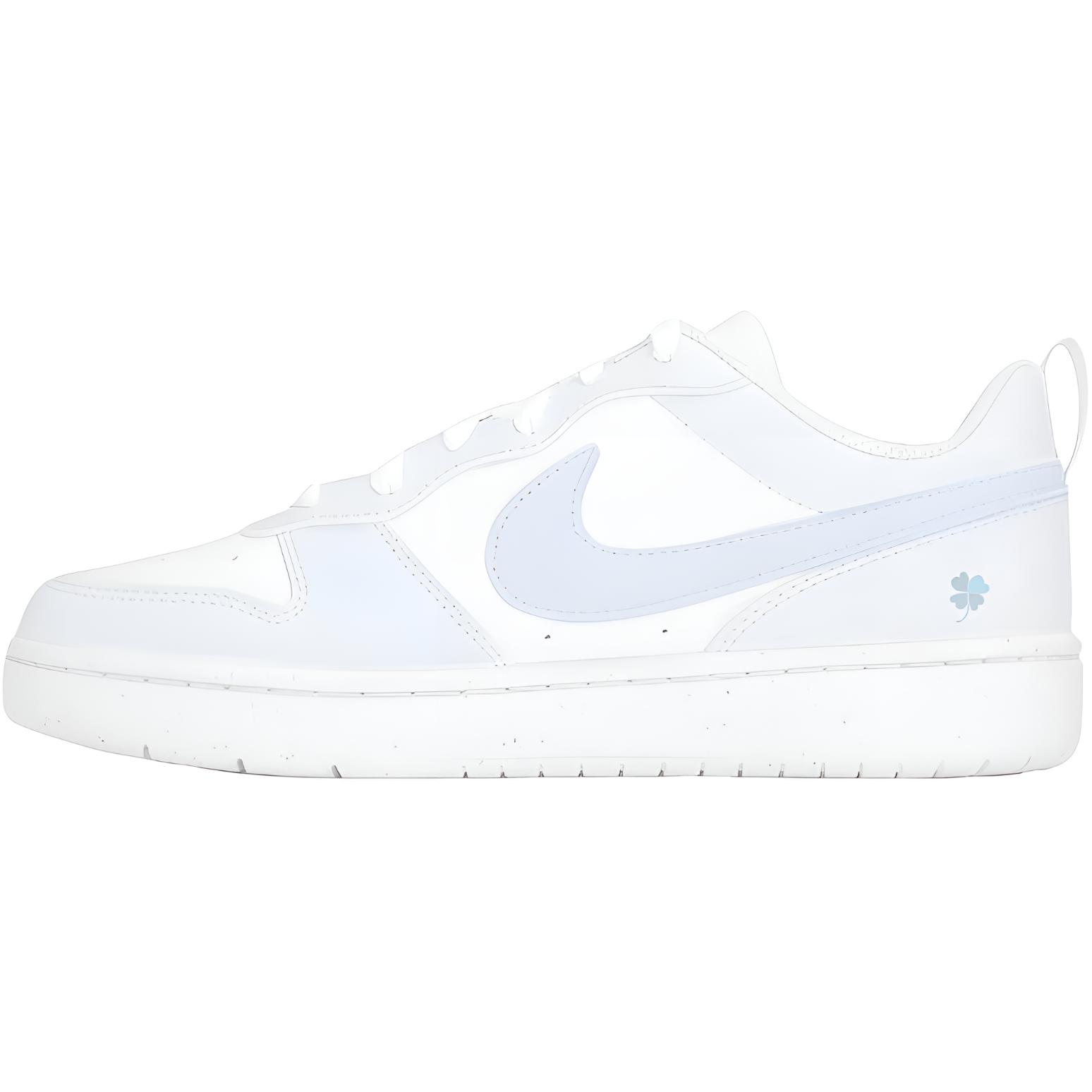 Nike Кроссовки Court Borough Blue Story Low top Kids' Skateboarding Shoes Light Blue Unisex — фото 3