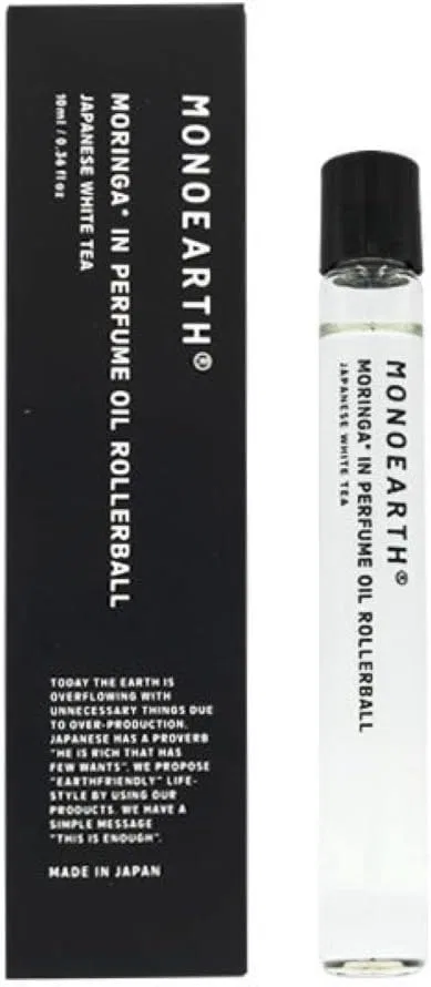 Масло для лица Monoearth — Moringa In Perfume Oil Rollerball японский белый чай, 10 мл