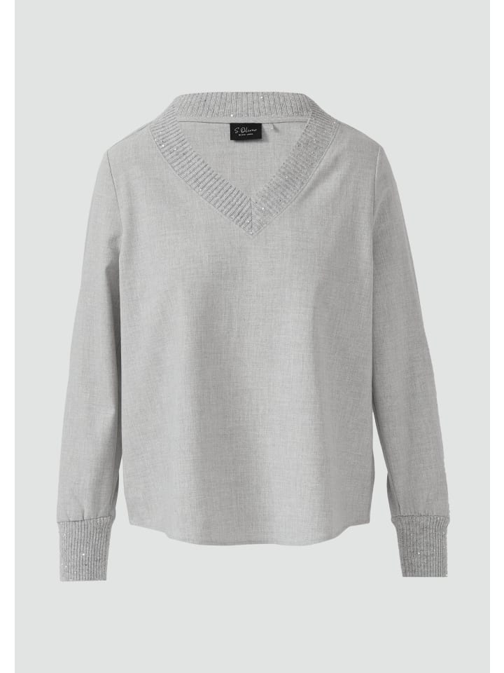 

s.Oliver Блузка цвета 9400_серый меланж