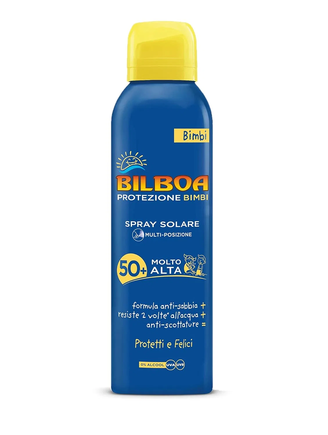 Детский солнцезащитный спрей SPF50+, 150 мл Bilboa