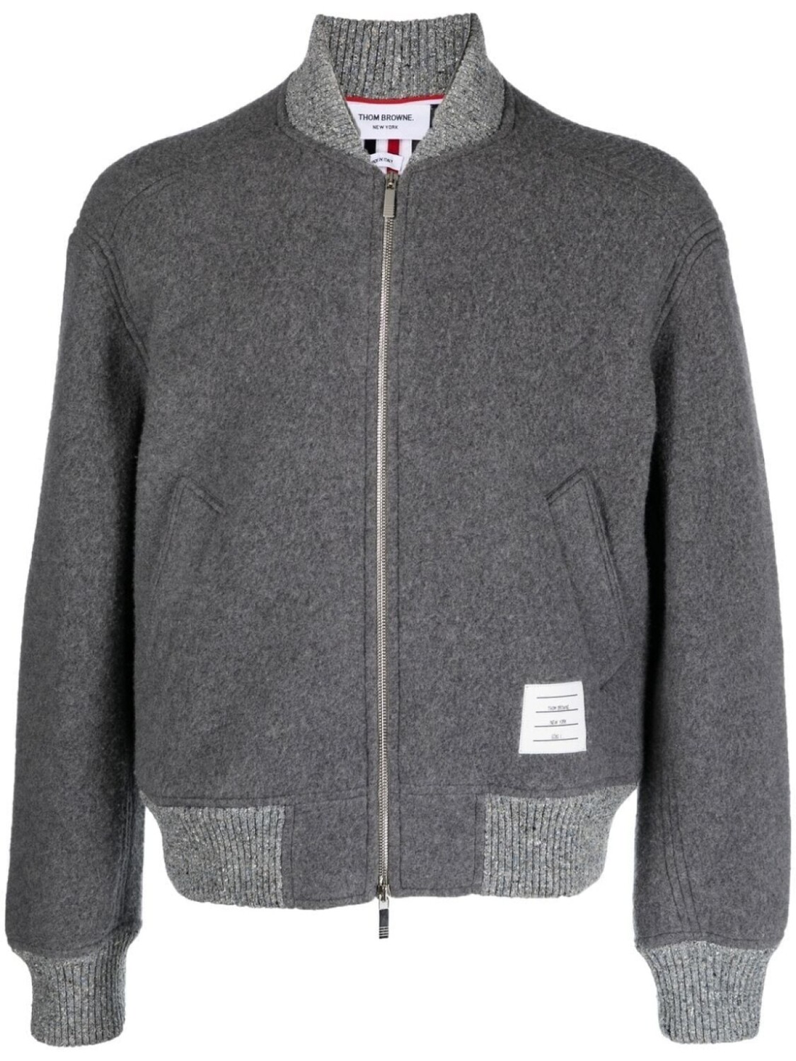 

Thom Browne флисовый бомбер, серый