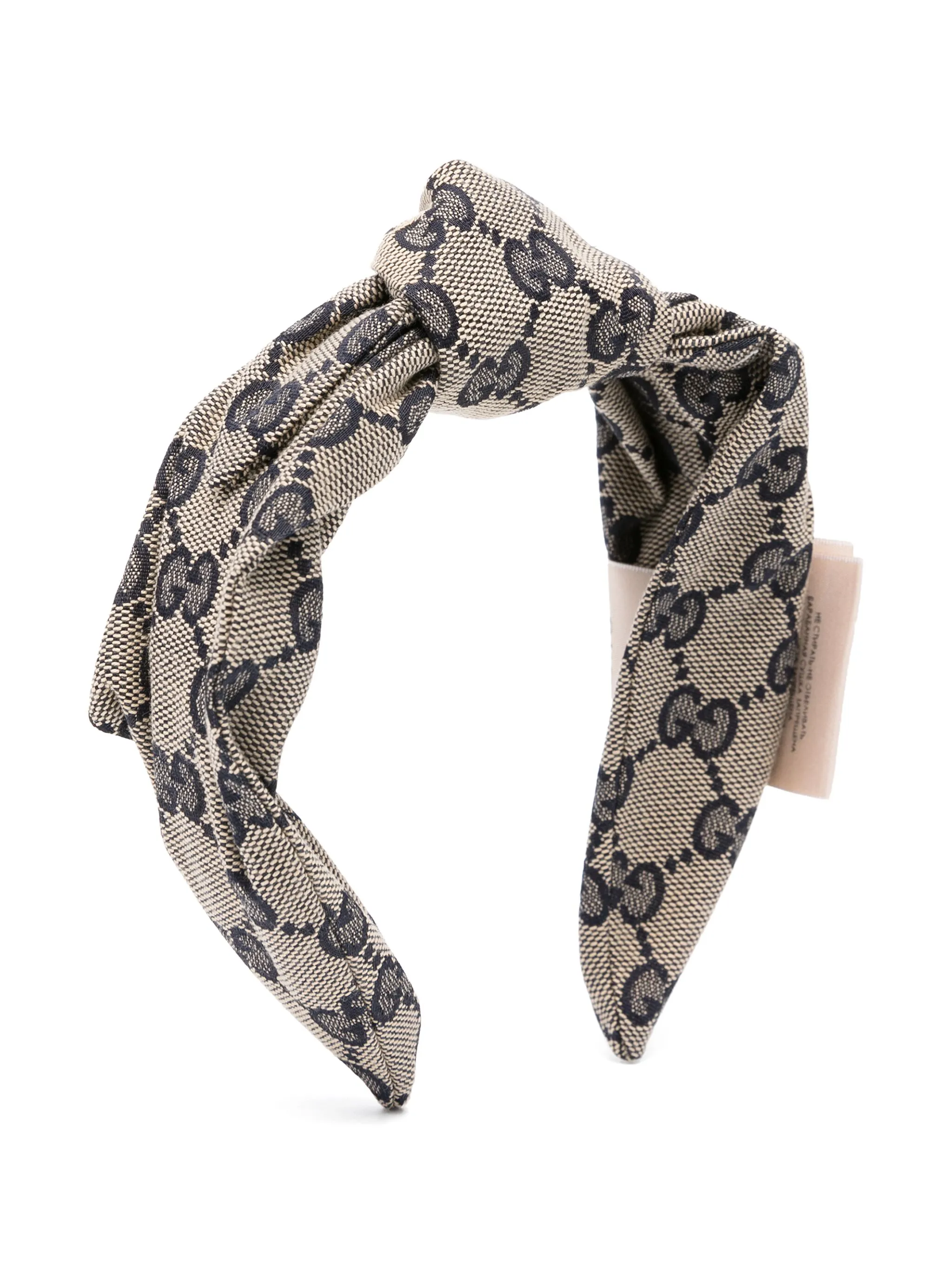 

Ободок с логотипом GG Gucci Kids, бежевый