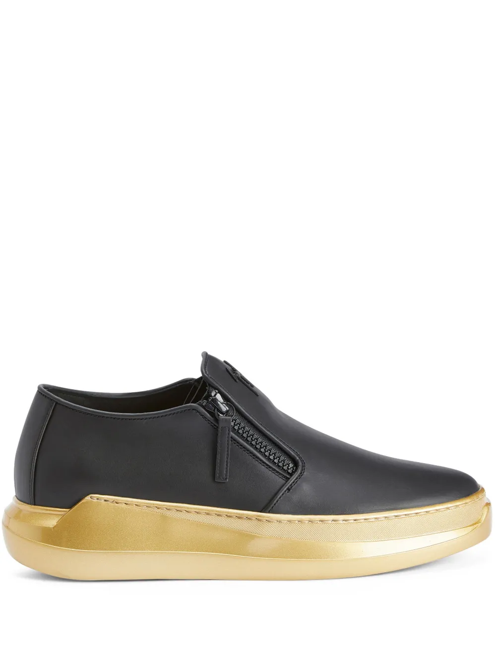 

Лоферы Conley на молнии Giuseppe Zanotti, черный