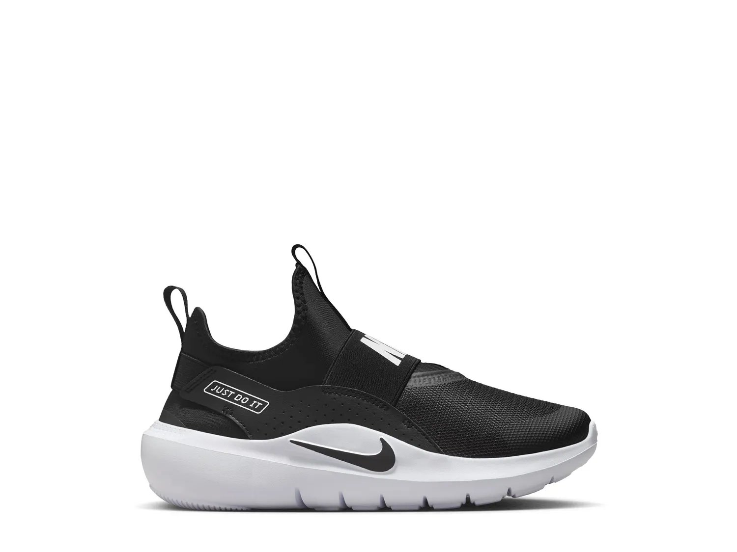 

Кроссовки Nike Flex Runner 4 Slip-On Sneaker - Kids', черный/белый