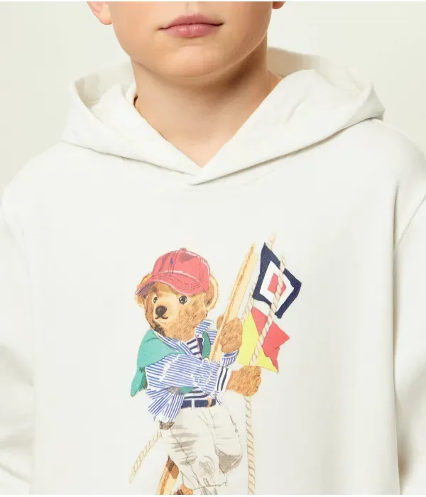 Толстовка regular fit Polo Ralph Lauren, экрю — фото 4