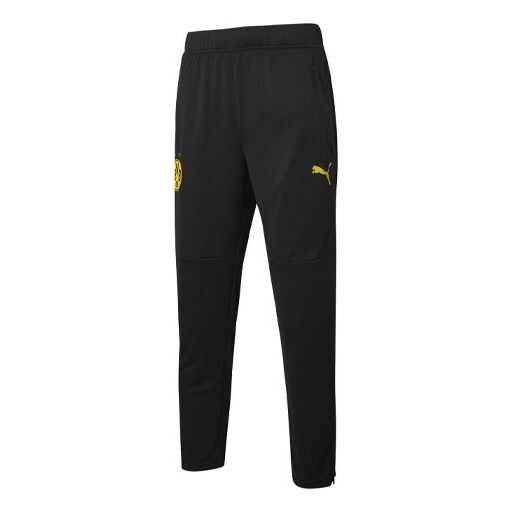 

Брюки bvb casual sweatpants 'black' Puma, черный
