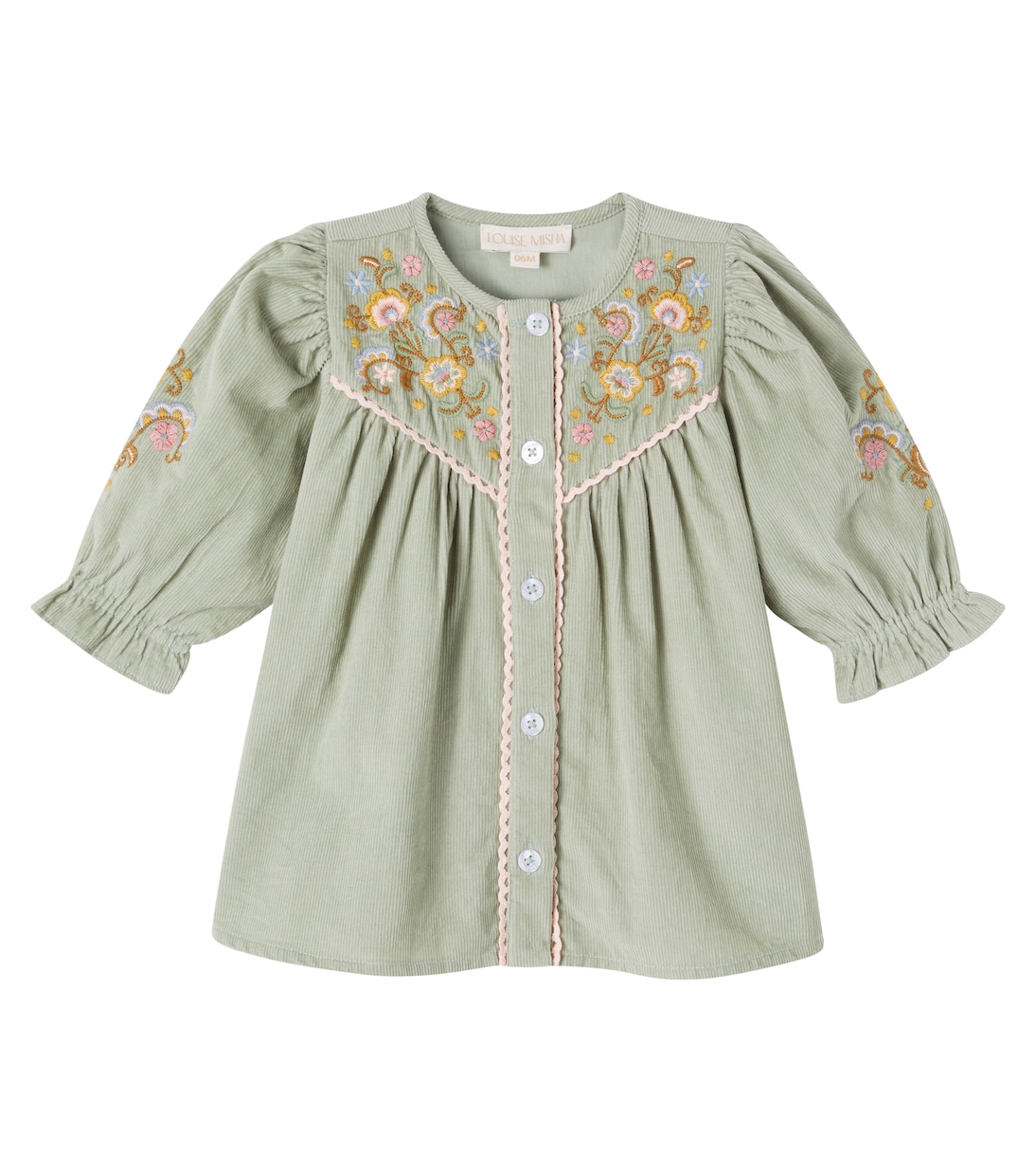 

Платье Baby Floriane из хлопкового вельвета Louise Misha, Almond
