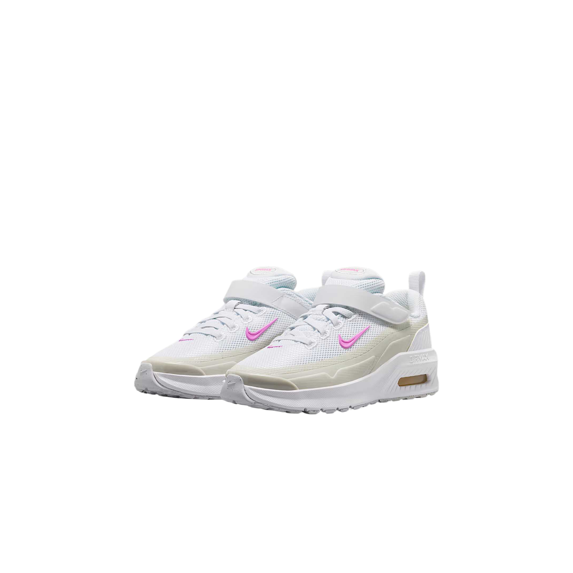 Детские кроссовки для бега Air Max BIA Mesh Breathable Cushioning Rebound Low top Nike, белый/fir wood светло-синий серый/светло-розовый — фото 4