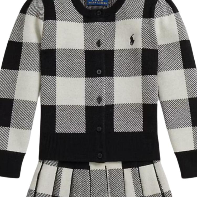 Детский комплект с юбкой Polo Ralph Lauren, черный — фото 3