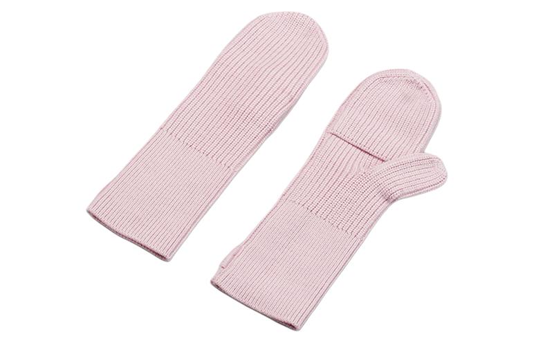 

Lululemon Вязаные перчатки женские бежево-розовые, Pink