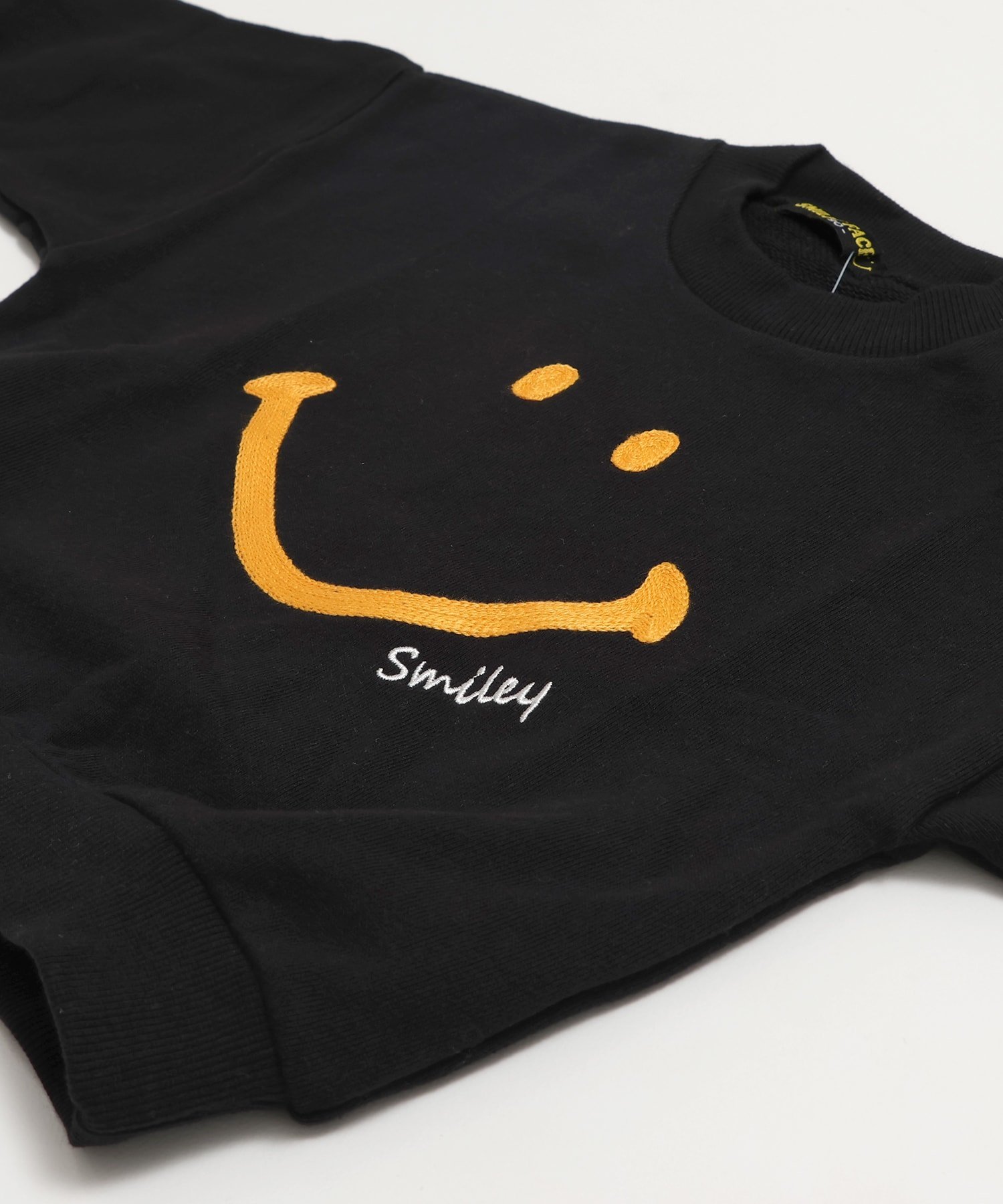 Флисовая толстовка со смайликом Smiley Face, black — фото 4