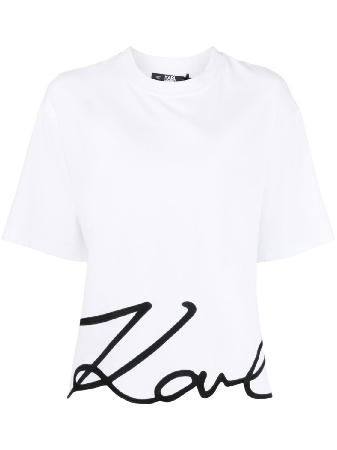 

Футболка Signature из органического хлопка Karl Lagerfeld