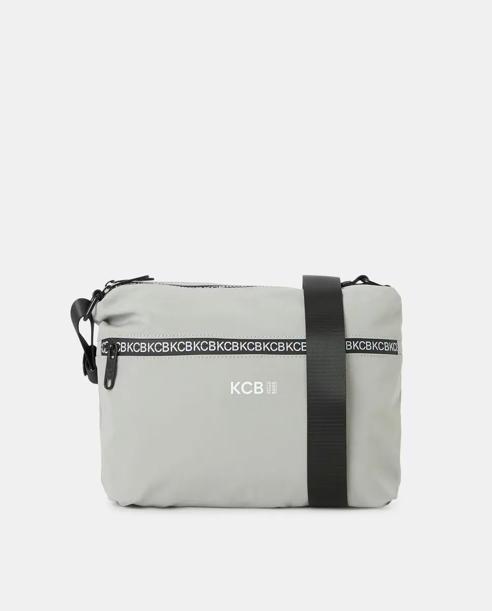 

Большая сумка через плечо Kcb, светло-серый