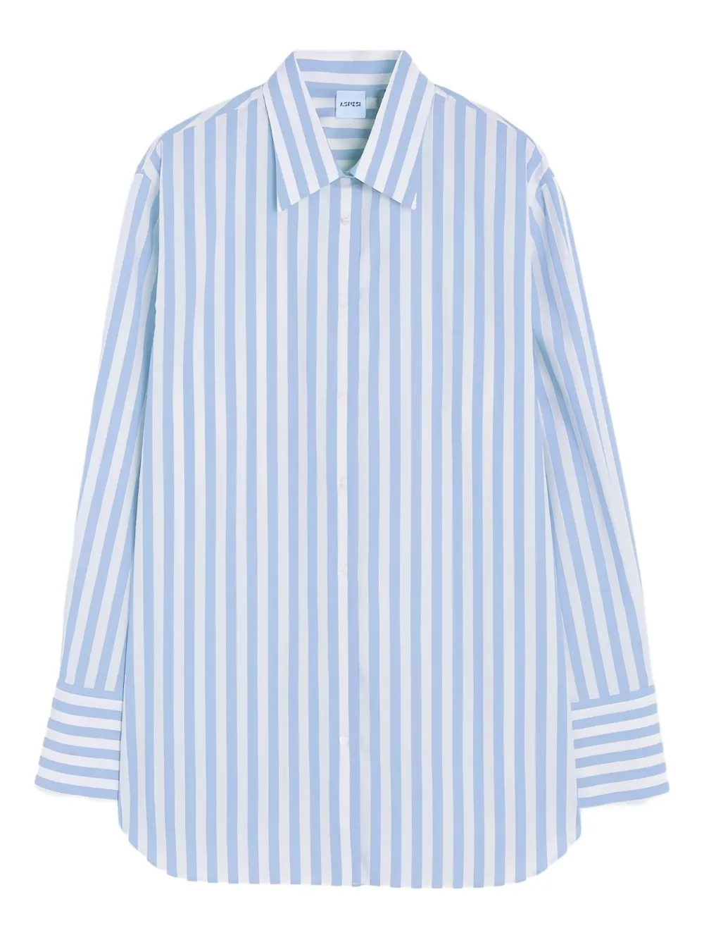 

Полосатая рубашка с длинными рукавами ASPESI, синий