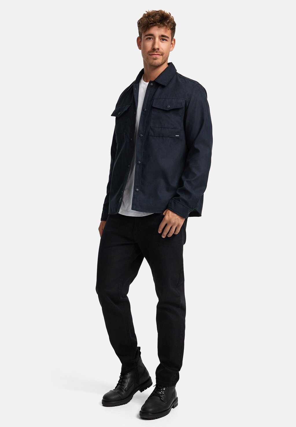 

Летняя куртка HEMD LANGARM INDICODE JEANS, черный