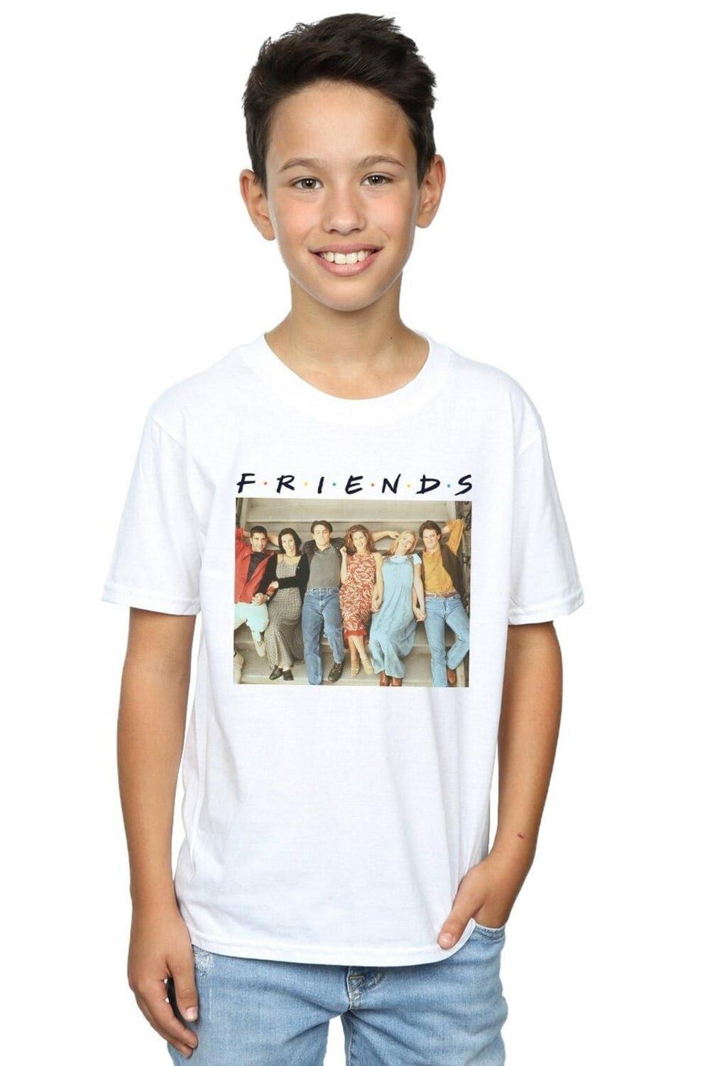 

Футболка «Лестница» для группового фото Friends, белый