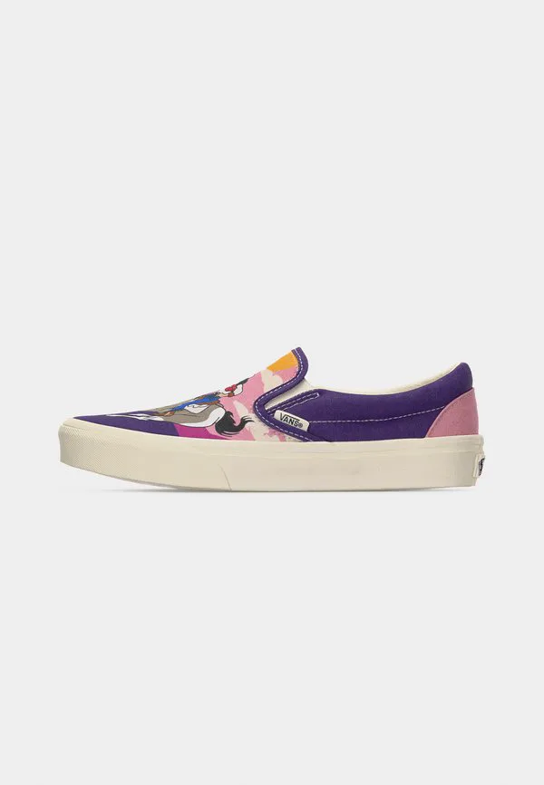 Классические кроссовки без шнурков унисекс Vans, Purple/Multi-Coloured — фото 2