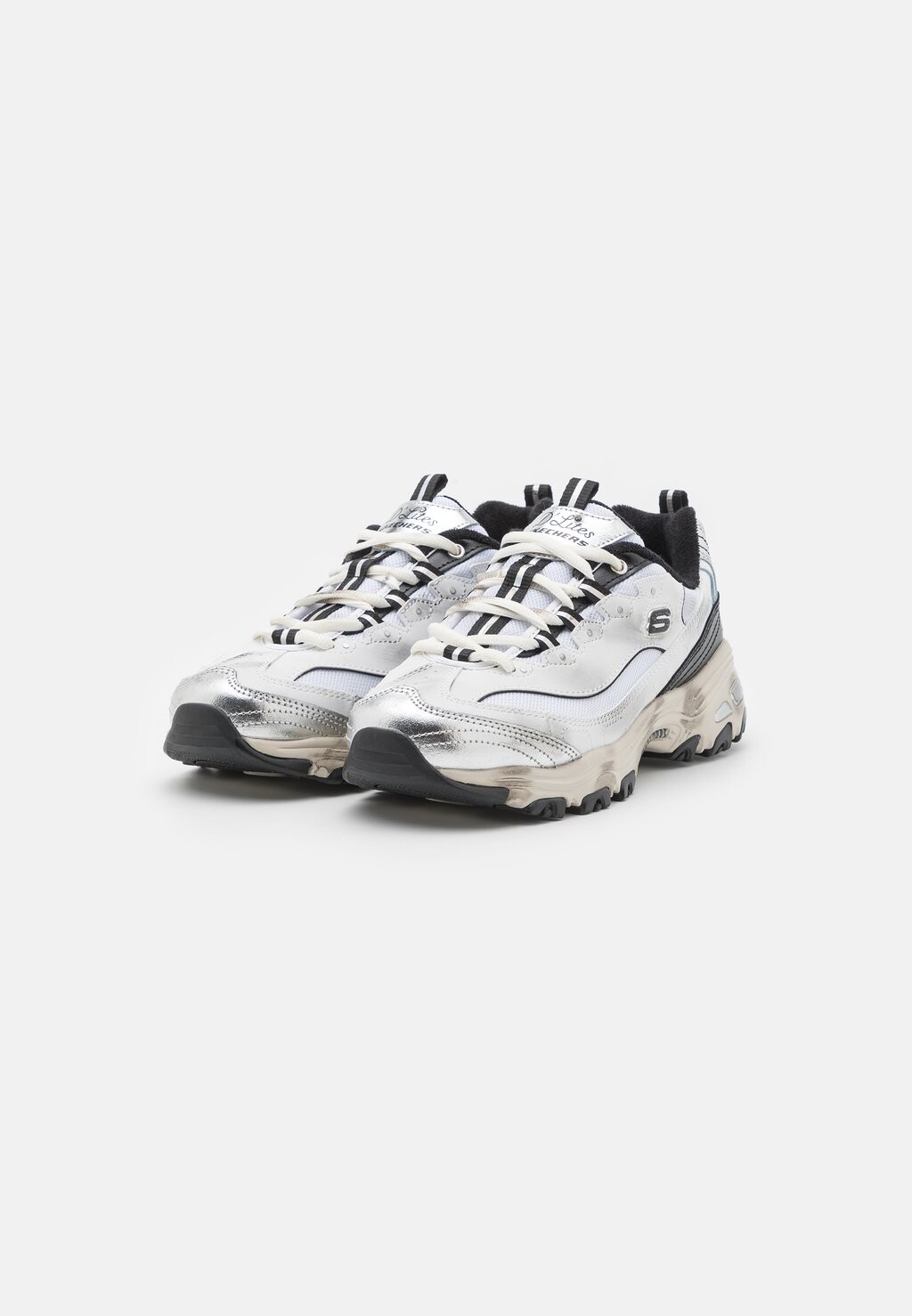 Кроссовки на шнуровке D'LITES Skechers, белый — фото 3