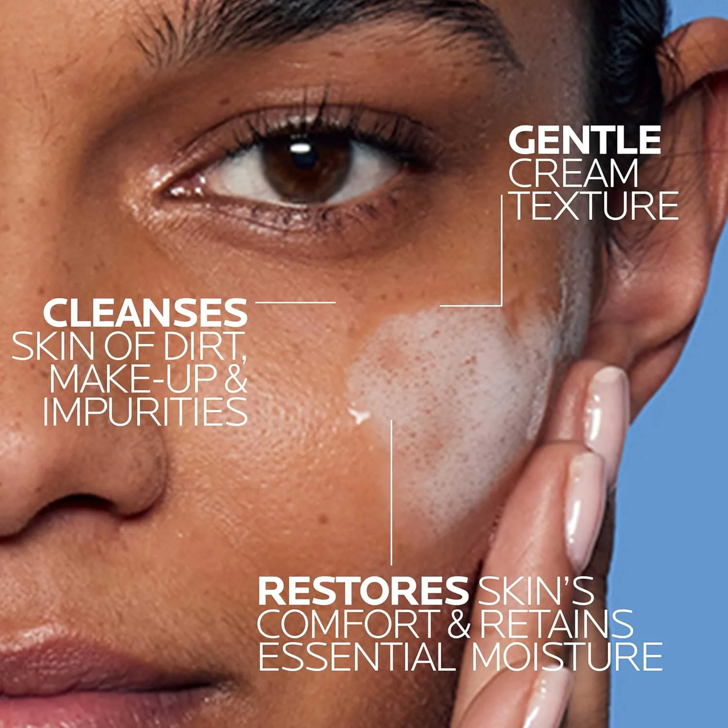 Крем для лица La Roche-Posay — Toleriane Hydrating Gentle Face Cleanser, увлажняющее очищающее средство для лица с, 200 мл — фото 3