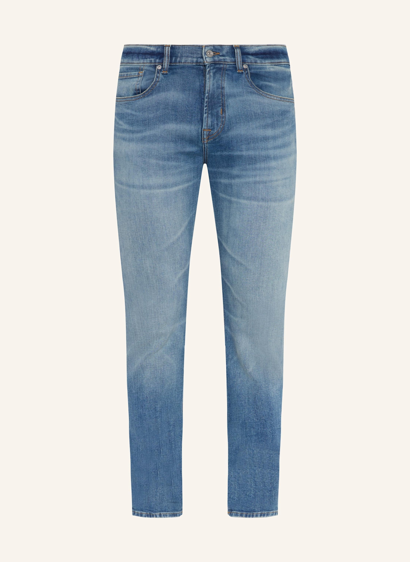

Джинсы облегающие 7 For All Mankind, синий