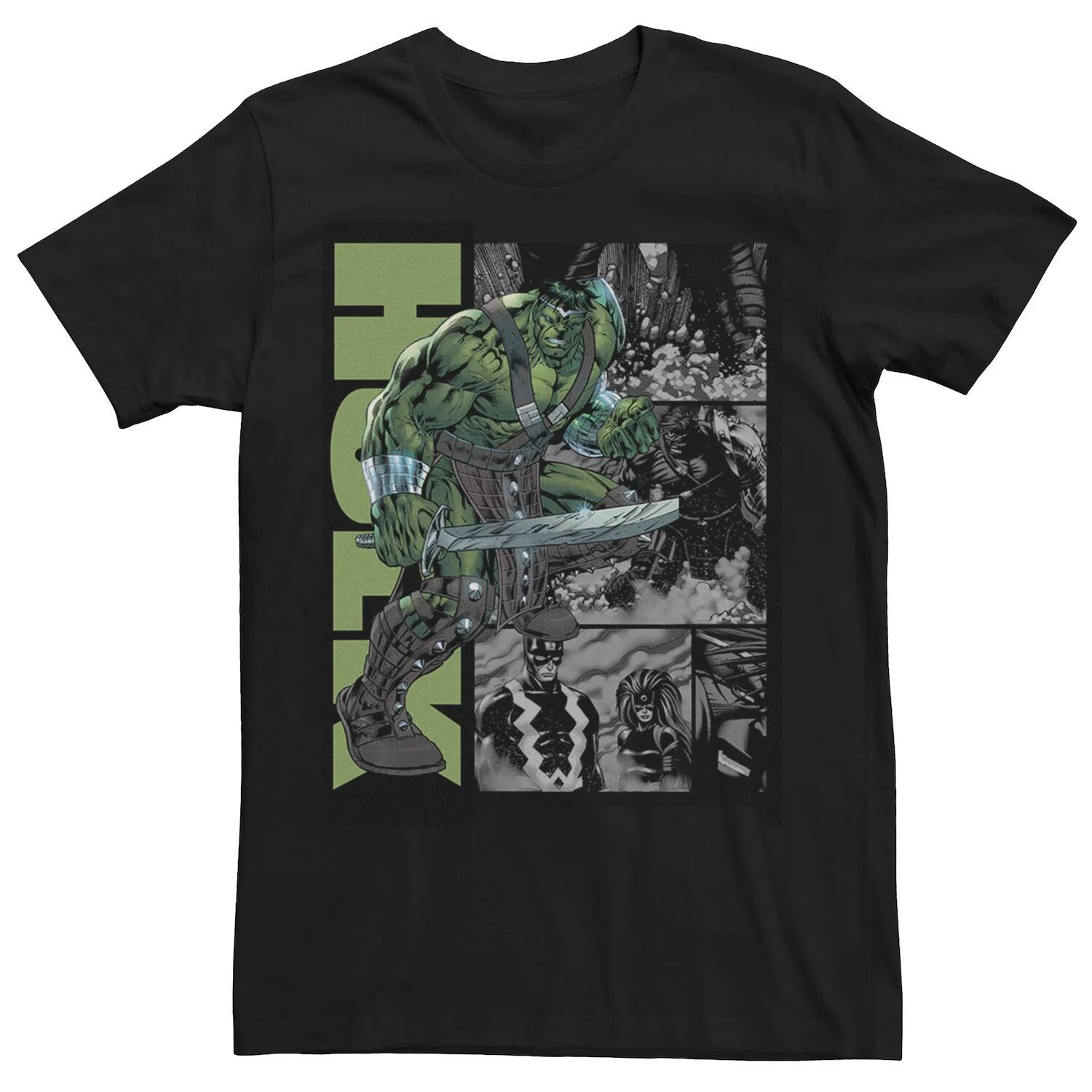

Мужская футболка с металлической рукой и мечом Marvel Planet Hulk Licensed Character