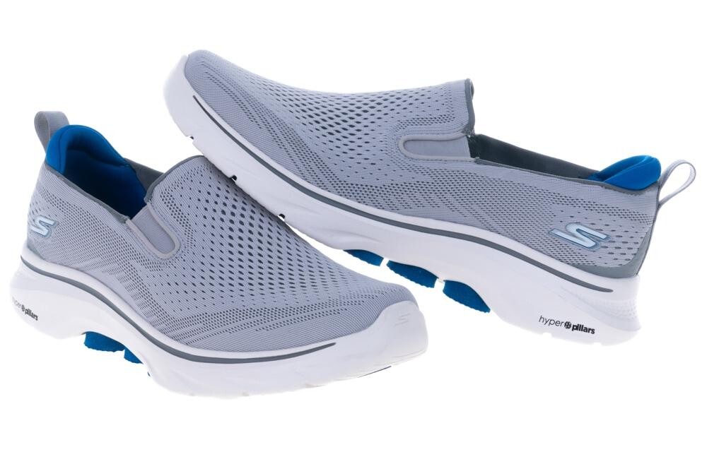 Кроссовки Skechers GO WALK 7 Lifestyle Shoes Men Low-top Blue, синий — фото 4