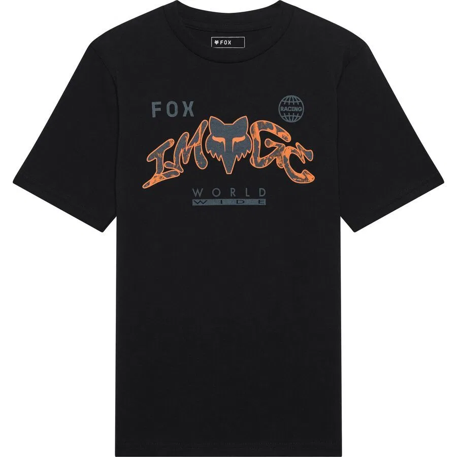 Футболка с молодежным принтом Fox Racing, Ultra Black