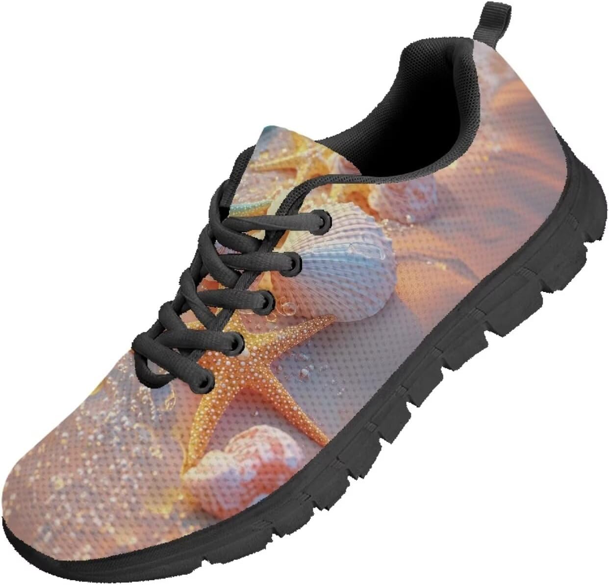 

Мужские кроссовки Funnydude Funny Print для прогулок, осенние, дышащие, с сеткой, легкие и удобные, Starfish