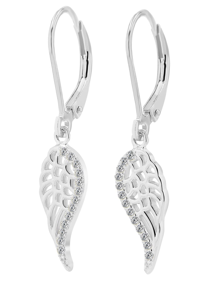 

Adeliás Женские серьги из серебра 925 пробы с кубическим цирконием в серебряной оправе