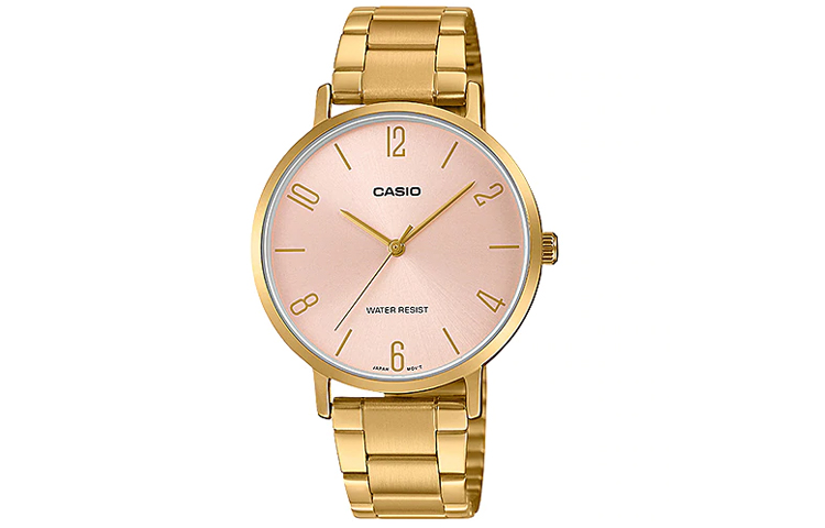 

CASIO Женские розовые часы серии Standard LTP-VT01G-4B
