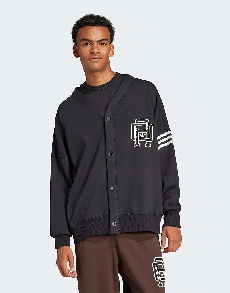 

Кардиган Adidas Originals Adidas Originals черного цвета