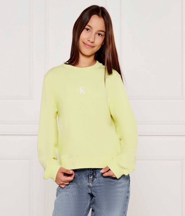 

Свитер Regular fit Calvin Klein Jeans, желтый
