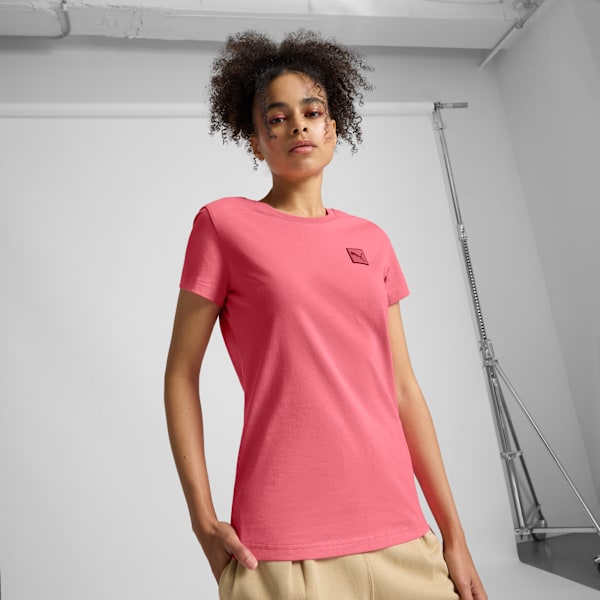 

Женская футболка Puma Elevated Essentials, розовый