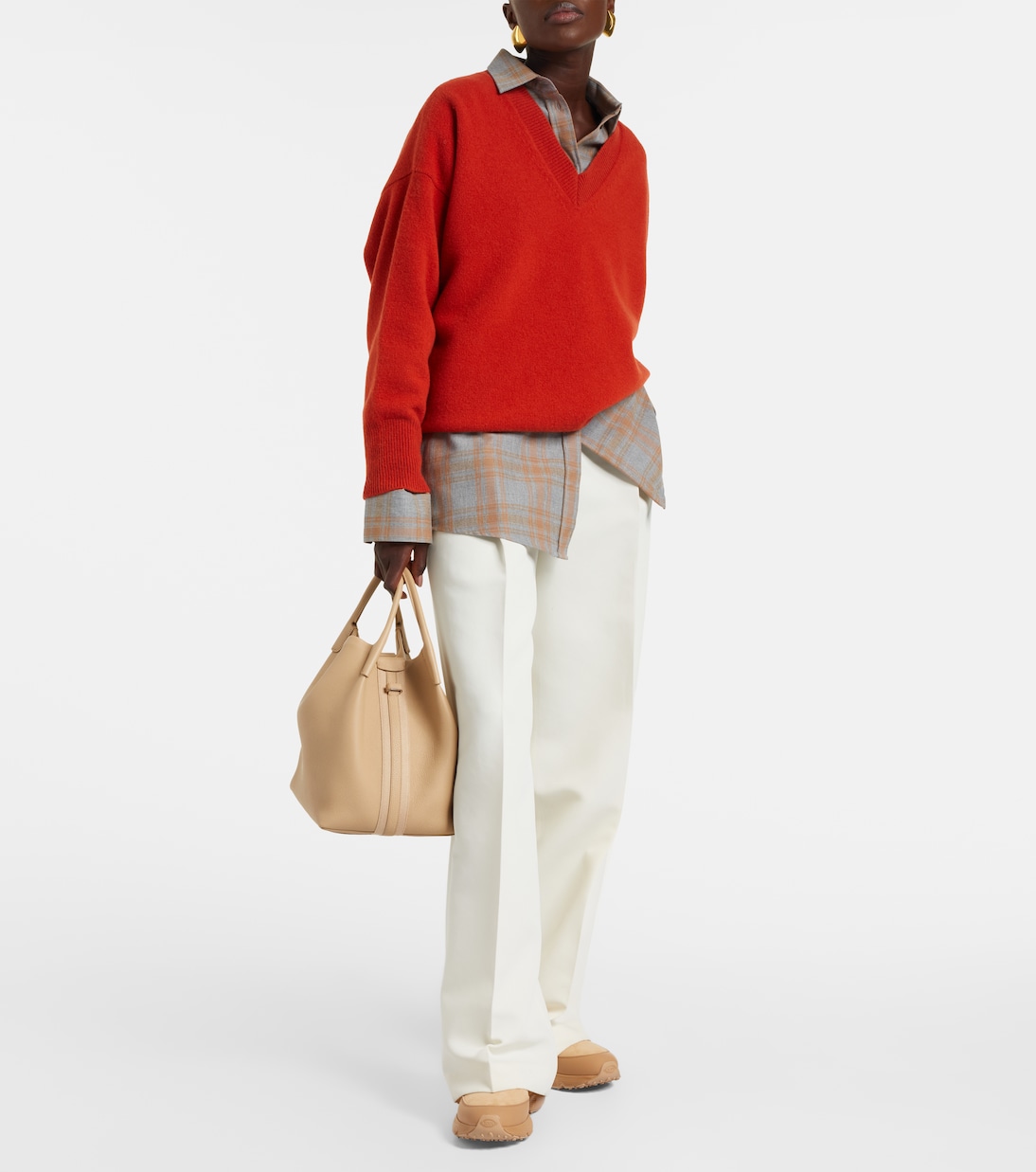 Замшевые ботинки Chelsea Tod's, Carne medio+Nocciola Ch. — фото 3