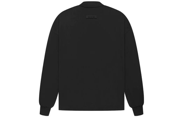 Футболка ss23 long sleeve tee 'jet black' Fear Of God Essentials, черный — фото 2