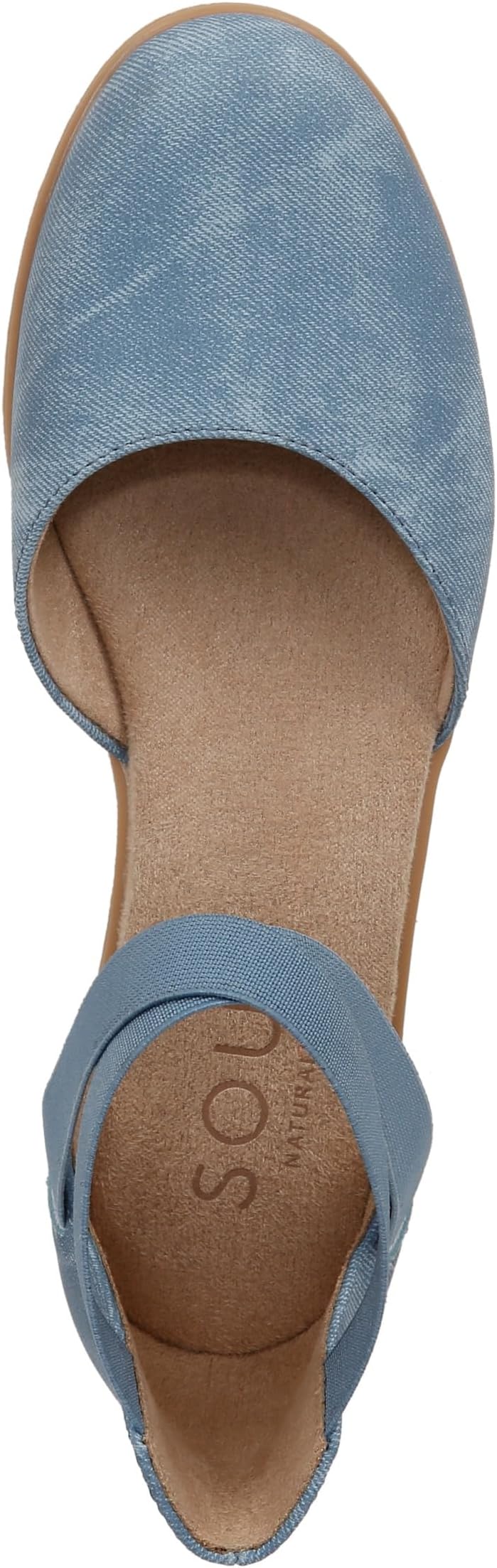 Балетки Naturalizer SOUL Naturalizer - Intro, цвет Mid Blue Faux Leather — фото 2