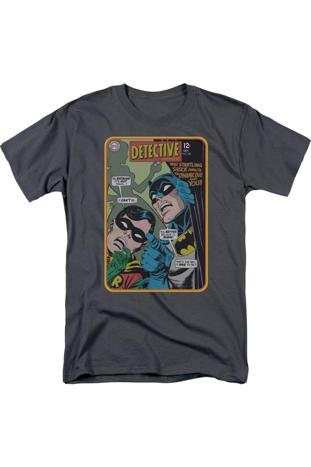 

Футболка с коротким рукавом для взрослых Batman Detective #380 Gildan, цвет charcoal