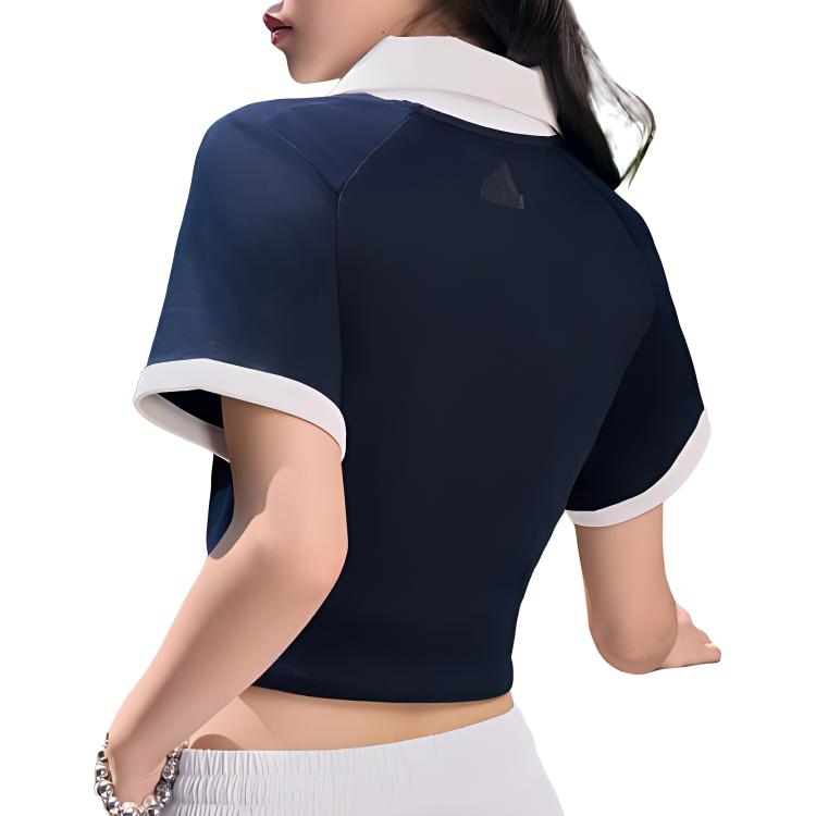 Футболка женская Adidas College Navy/White — фото 4