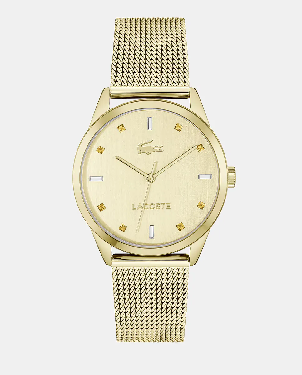 

Gemala 2001343 женские часы из золотой стали Lacoste, золотой